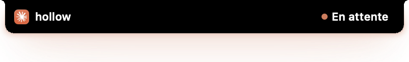 Closed notch: a Claude Code agent waiting in the hollow project